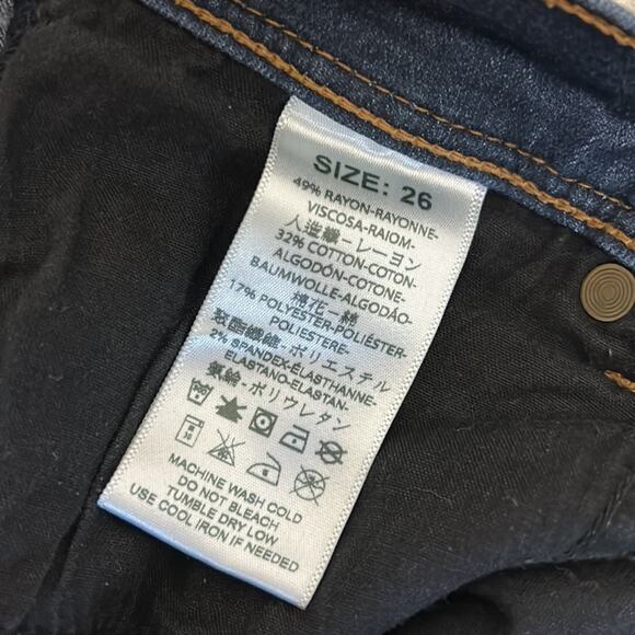 Free people Dark Wash skinny jeans Women's size 26 - Picture 5 of 5